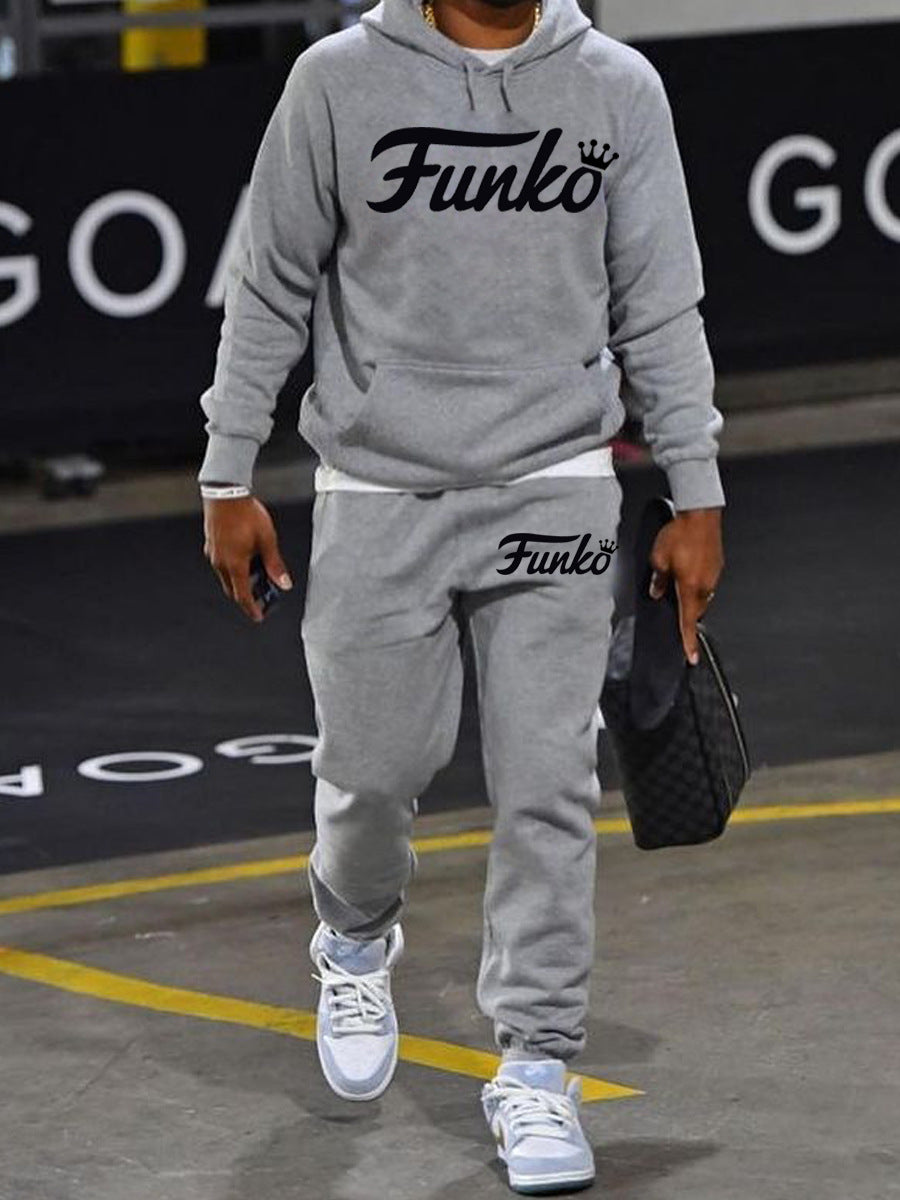 Damen kuschelige Kapuzenpulli und Jogginghose Set Fudus