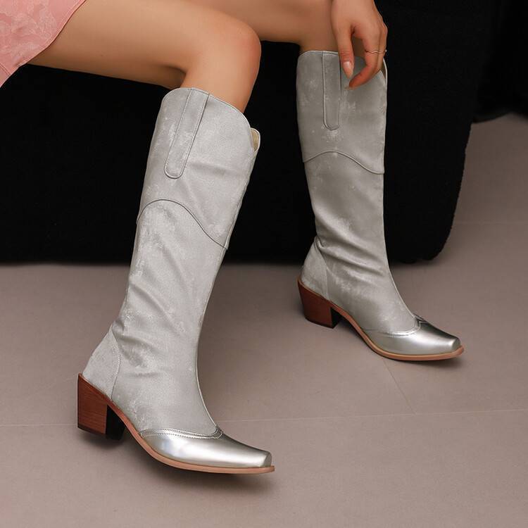 Damen Cowboystiefel mit modernem Design und wertvollen Details Fudus