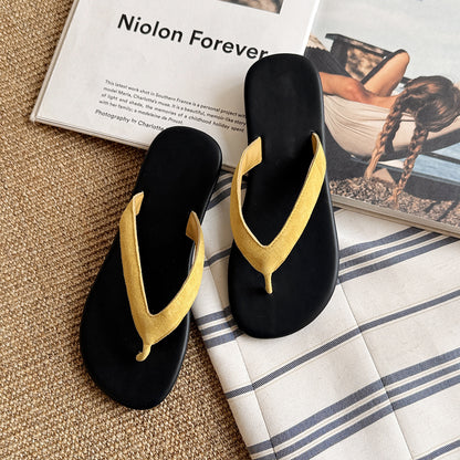 Zehentrenner Damen Casual Weiches Fußbett Stilvoll