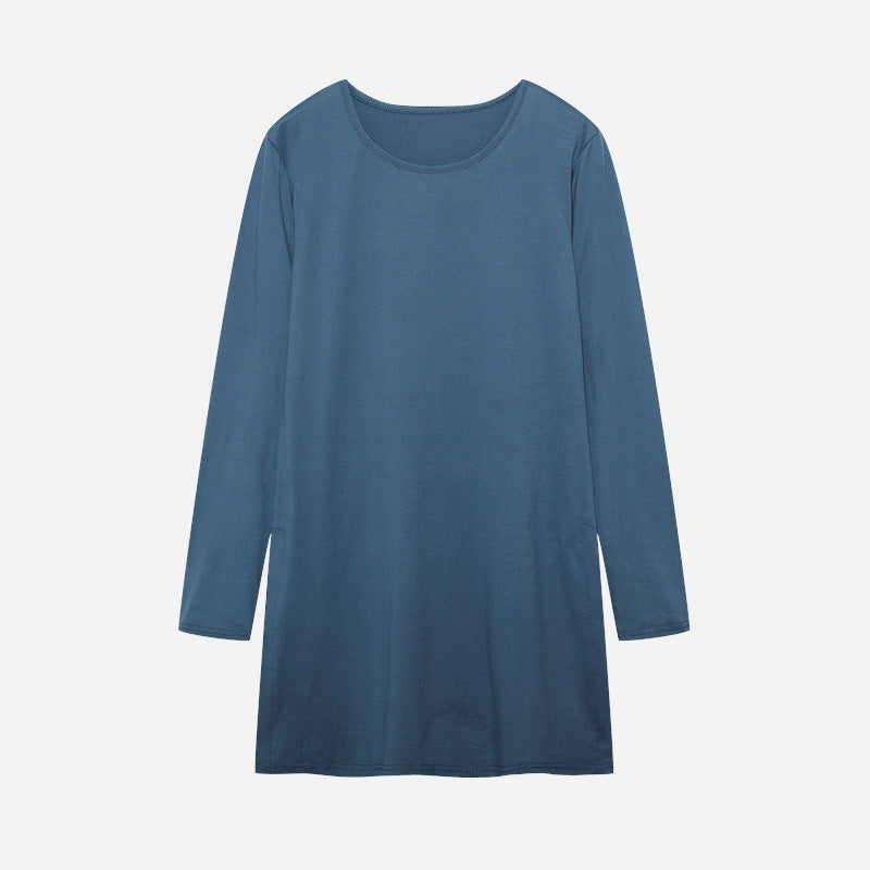 Damen langärmliges Freizeit-Tunika Fudus