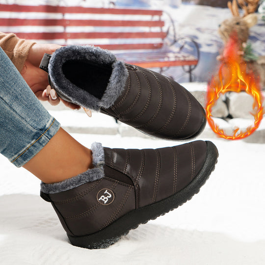 Damen Komfortable Winterboots mit kuscheligem Futter und rutschfester Sohle Fudus