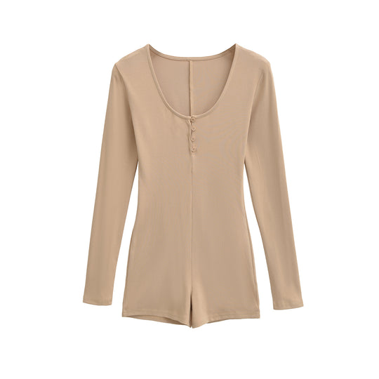 Damen Langärmliger Bodysuit Fudus