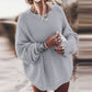 Damen Oversized Strickpullover Mit Lässigem Schnitt