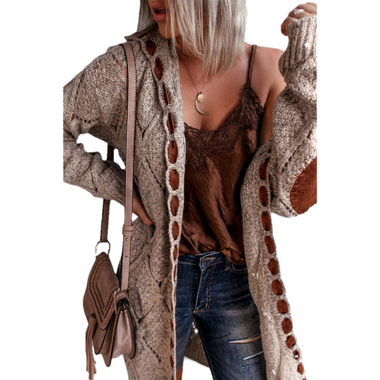 Damen Langstrickjacke Fudus