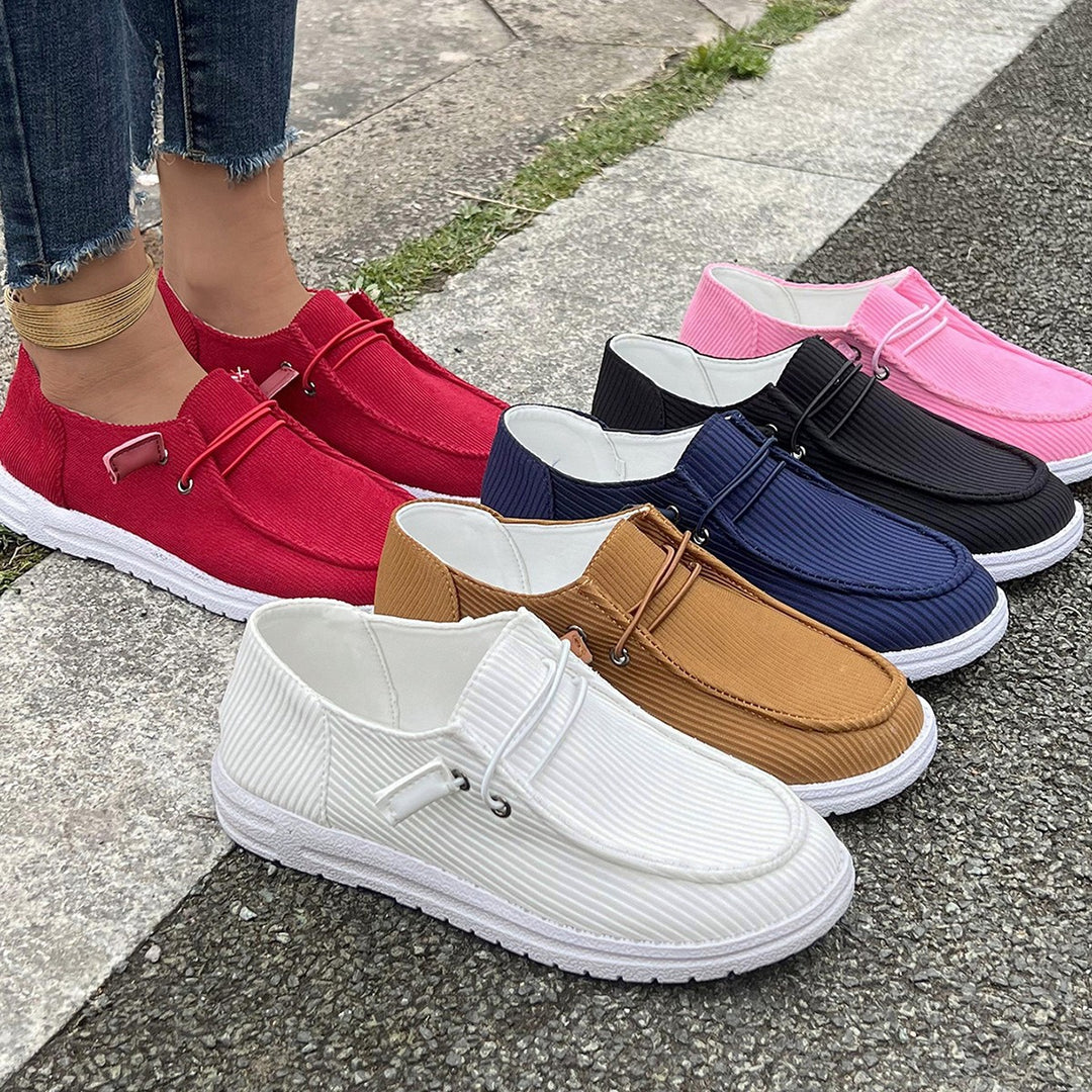 Damen Lässige Slip-On Sneakers mit Rutschfester Sohle