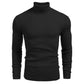 Herren Hochwertiger Rollkragenpullover aus feinem Rippenstrick Fudus