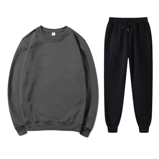 Damen komfortabler Sweatshirt und Jogginghose Set Fudus