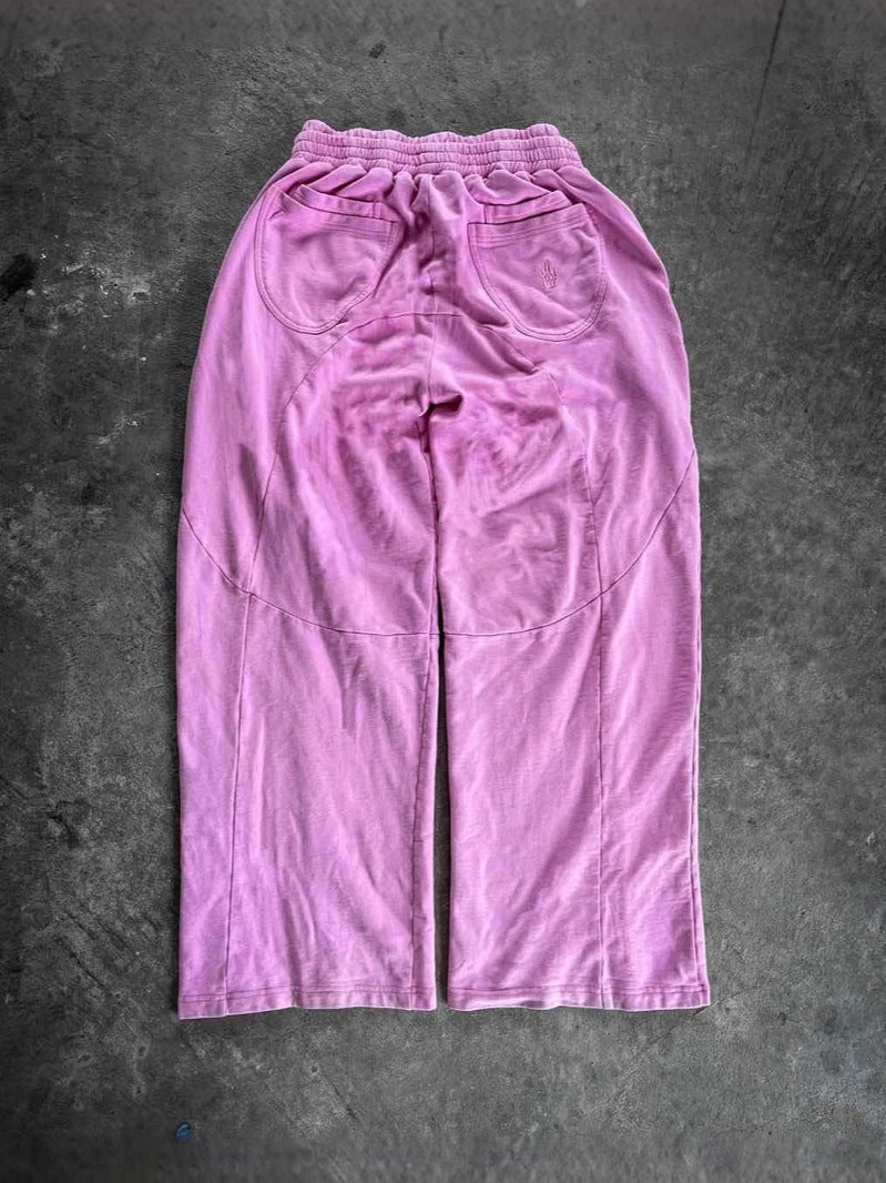 Damen lässige Freizeithosen mit elastischem Bund und praktischen Taschen Fudus