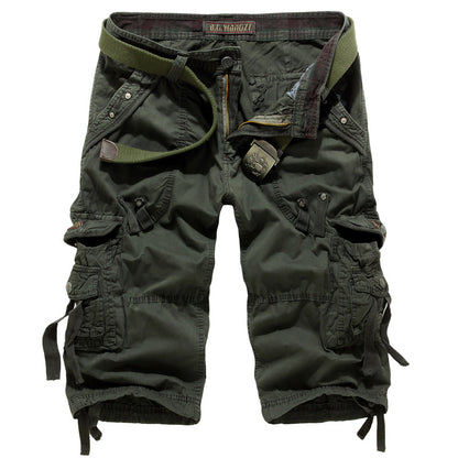 Cargo Shorts Herren Mehrere Taschen Robust