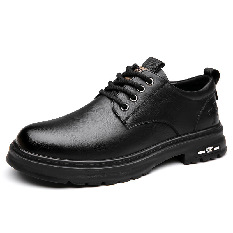 Leder-Schnürschuhe Herren Elegant Rutschfest