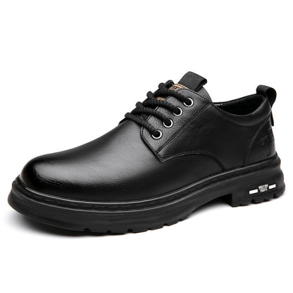 Leder-Schnürschuhe Herren Elegant Rutschfest