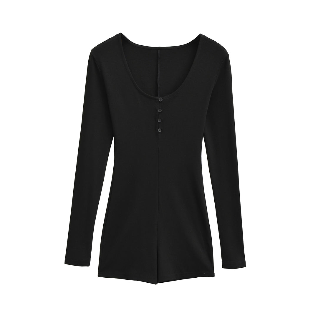 Damen Langärmliger Bodysuit Fudus