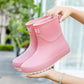 Damen Modische Gummistiefel Rutschfeste Sohle Komfort-Innenausstattung