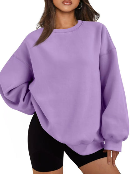 Damen lässiger Oversized Pulli Fudus