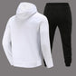 Damen Hoodie und Jogginghose Set mit kreativem Comicdruck Fudus
