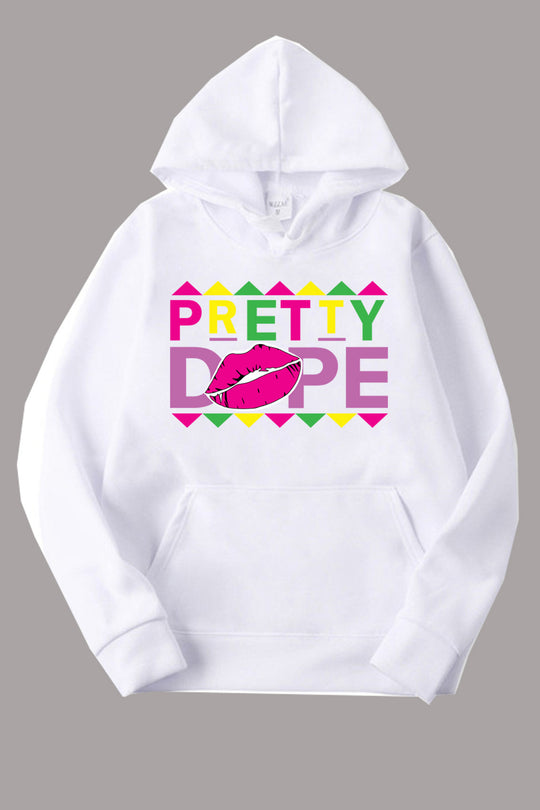 Damen Hoodie mit kreativem Grafikdruck Fudus