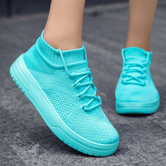 Damen Hochsocken Sport-Sneaker mit atmungsaktivem Obermaterial Fudus