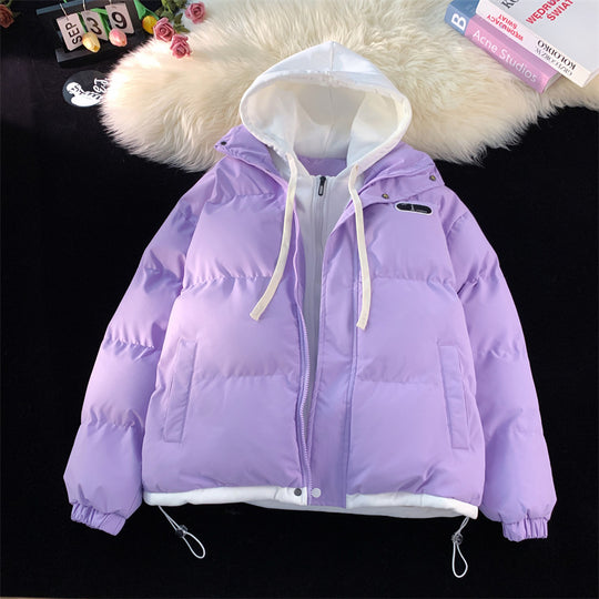 Damen isolierte Winterjacke mit abnehmbarem Kapuzenbereich Fudus