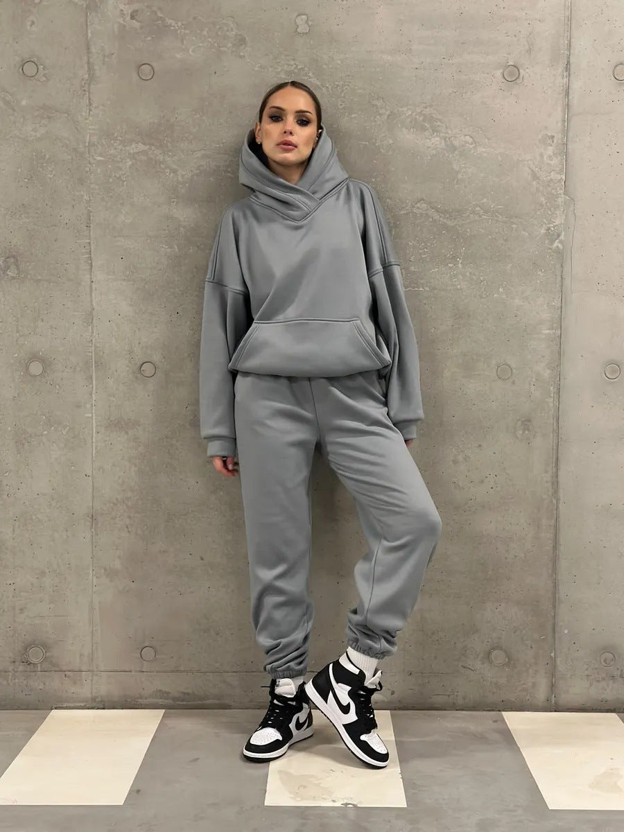 Damen Hoodies und Jogginghose Set Fudus