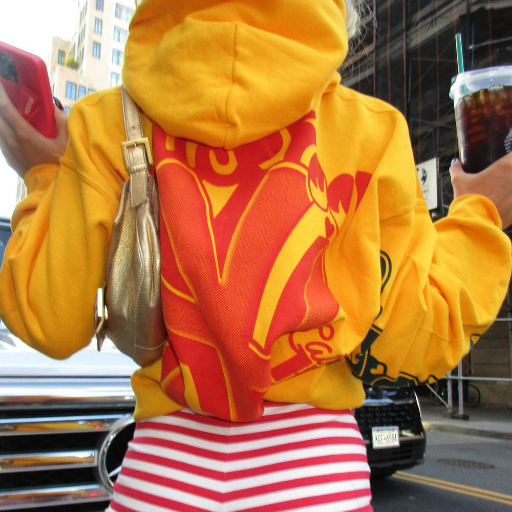 Damen Hoodie mit auffälligem Grafikdesign und komfortabler Passform Fudus