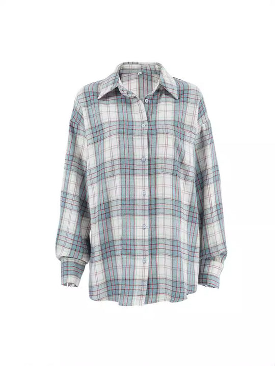 Damen lässige Karohemd Fudus