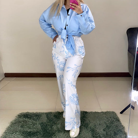 Damen lässige Bluse mit Knopfdetails und modernem Schnitt Fudus