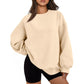 Damen lässiger Oversized Pulli Fudus