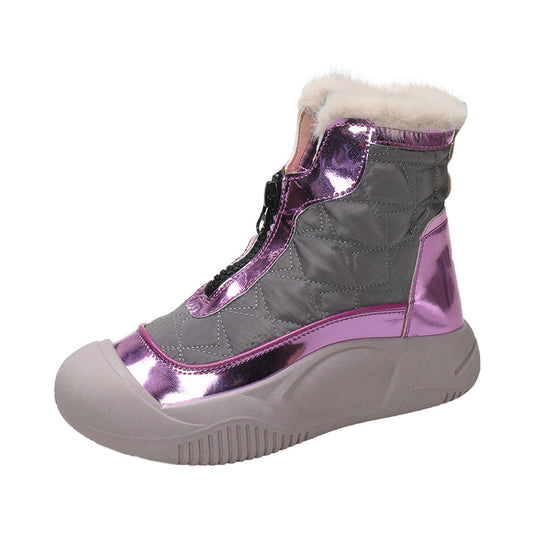 Damen isolierte Winterstiefel mit bequemem Warmfutter Fudus