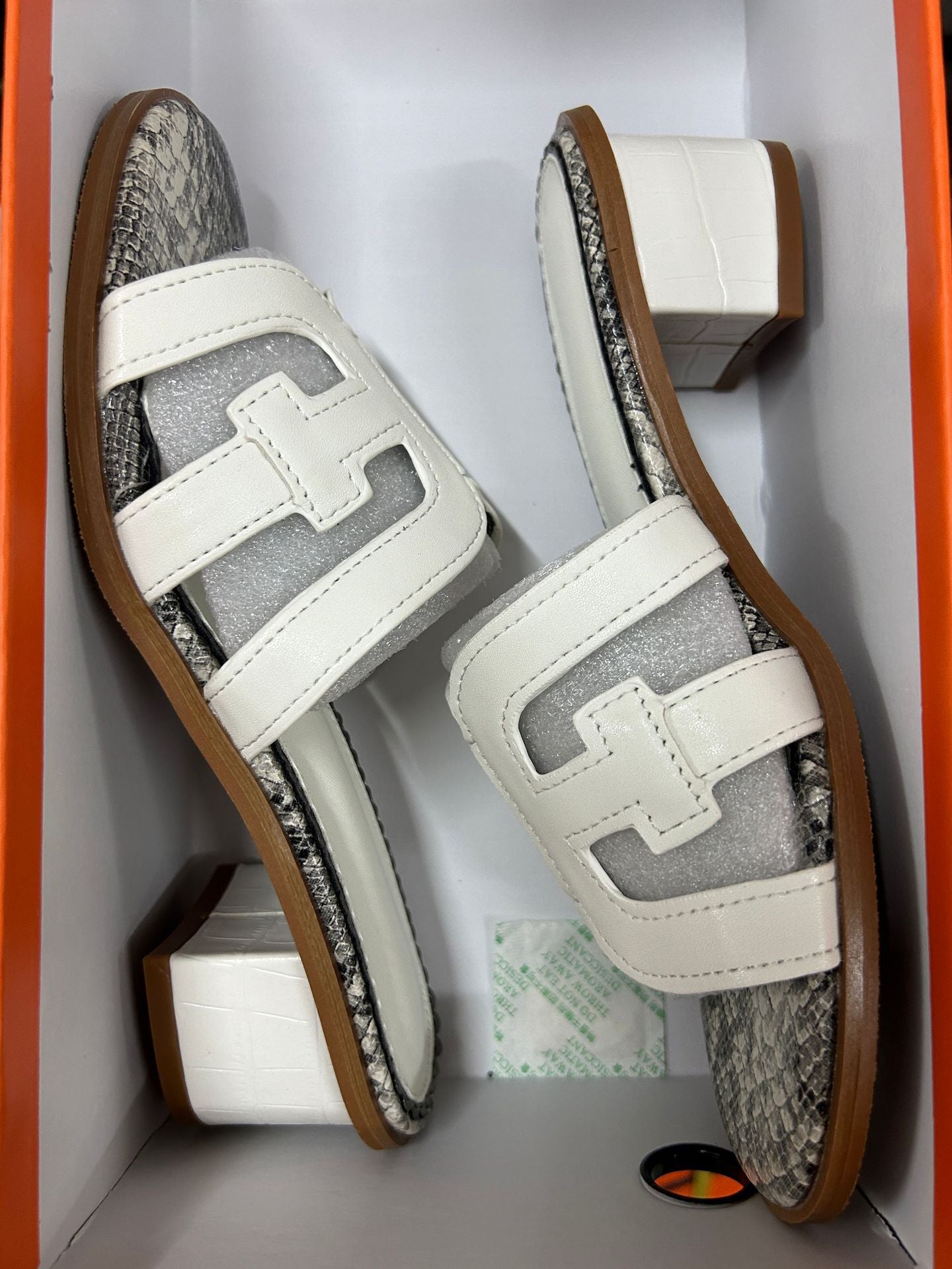 Damen Modische Schlappen Mit Elegantem Absatz