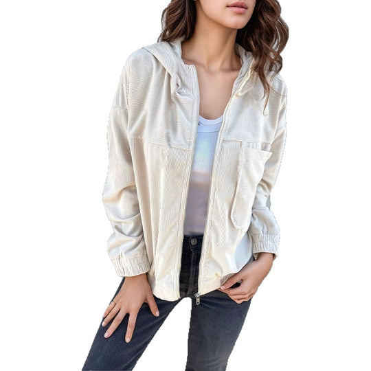 Damen lässige Cordjacke Fudus