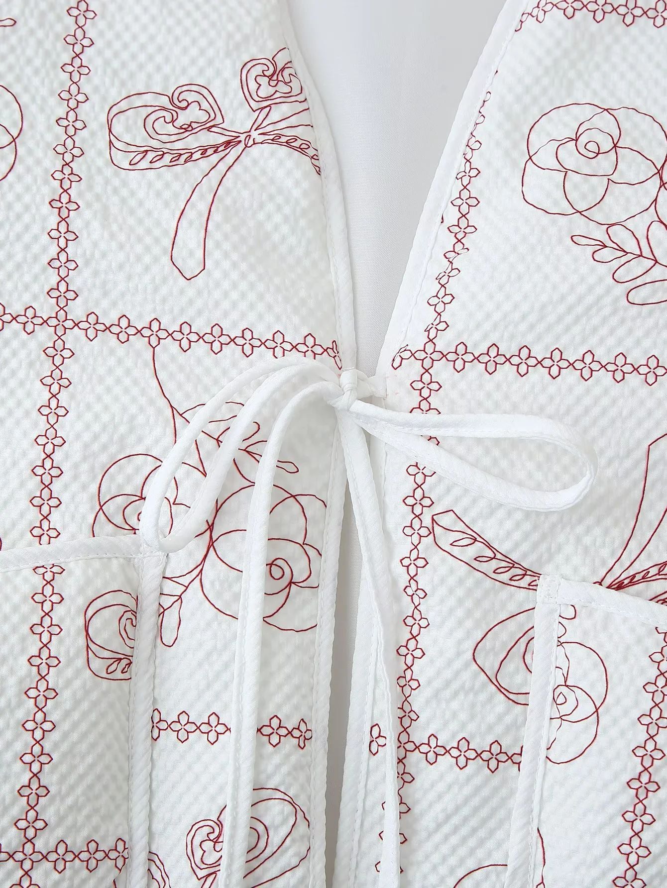 Damen Jacke mit floralem Muster und praktischen Taschen Fudus