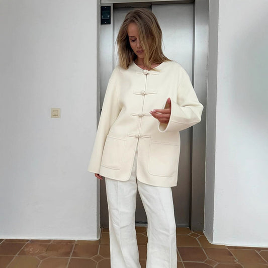 Damen innovative Wolljacke Fudus