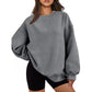 Damen lässiger Oversized Pulli Fudus