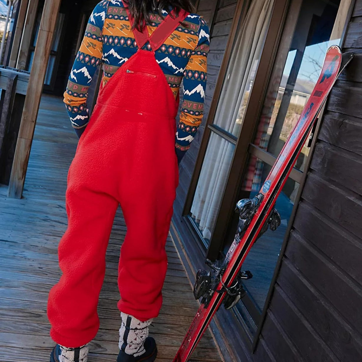 Latzhosen Damen Fleece Utility Warm