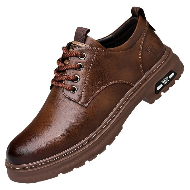 Leder-Schnürschuhe Herren Elegant Rutschfest