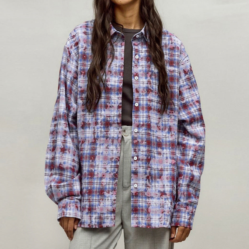 Damen lässige Karoshemjacke Fudus