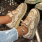 Damen Funkelnde Sneaker mit Glitzerakzenten Fudus