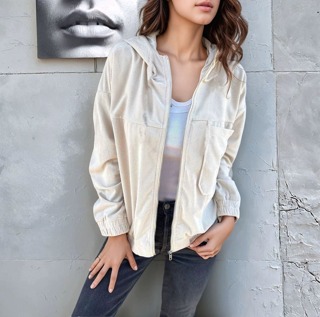 Damen lässige Cordjacke Fudus