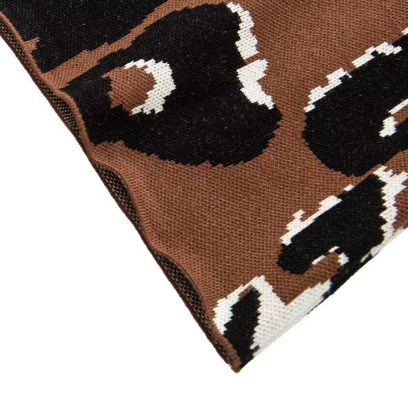 Damen modischer Longblazer im Leo-Design Fudus