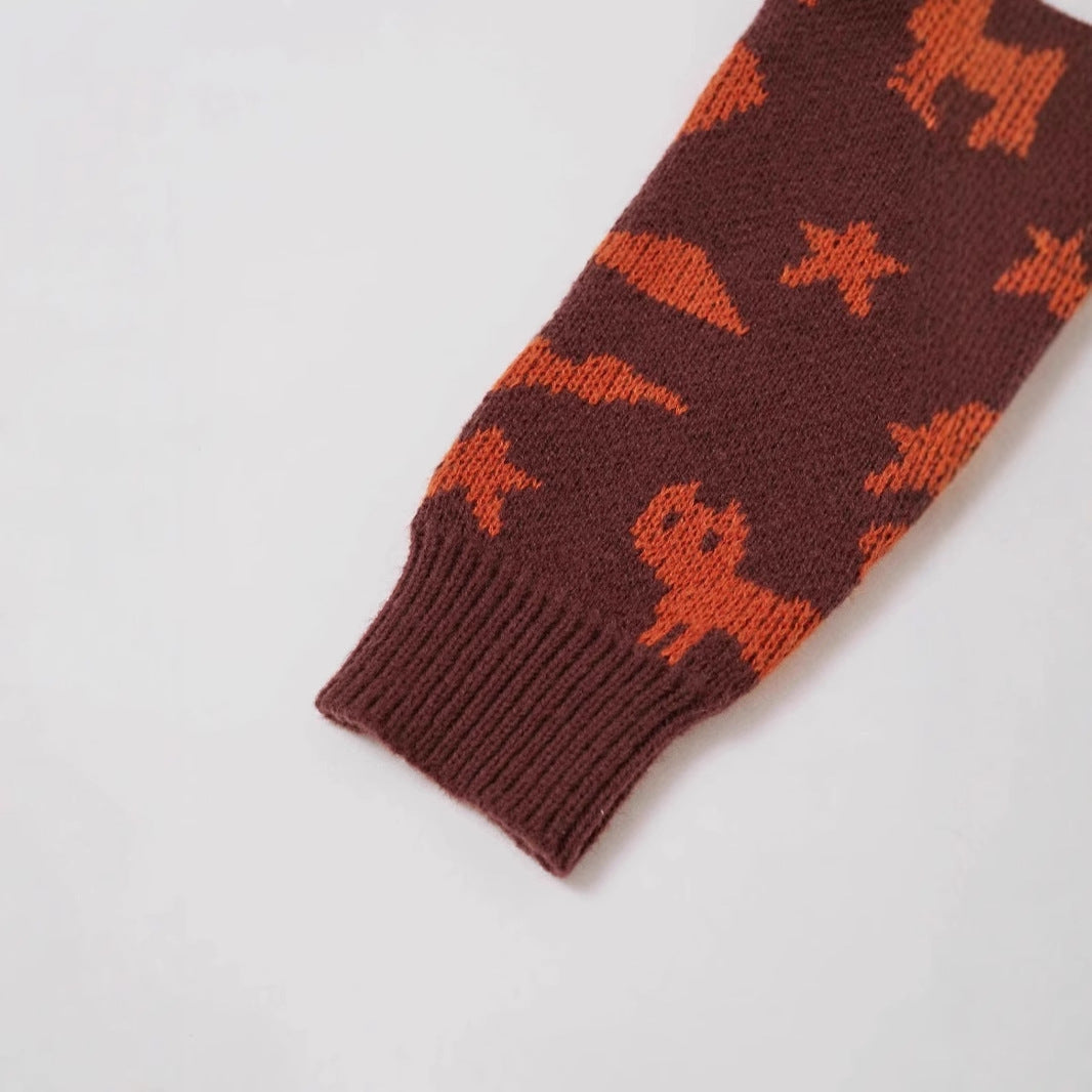 Damen Halloween Pullover Fudus