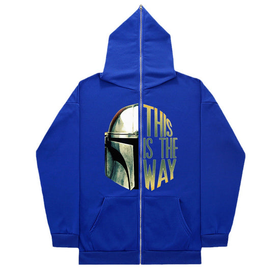 Damen Kapuzenjacke mit hochwertigem Grafikdesign und bequemen Taschen Fudus