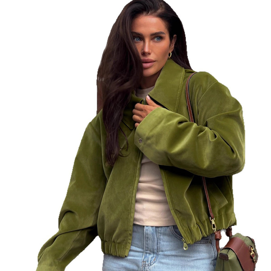 Damen Kuschelige Oversized Jacke Fudus