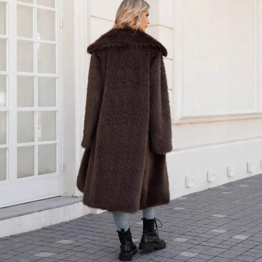 Damen Modischer Long Coat Fudus