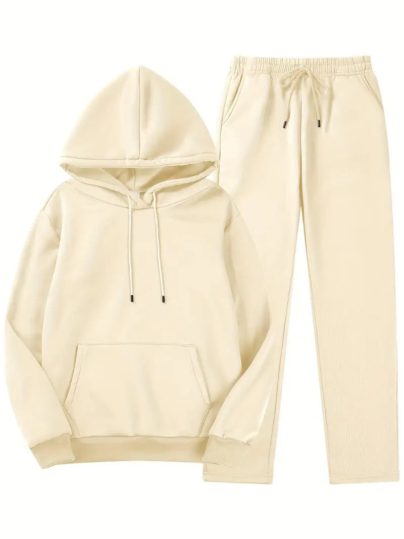Damen Hoodie- und Jogginghose-Set Fudus