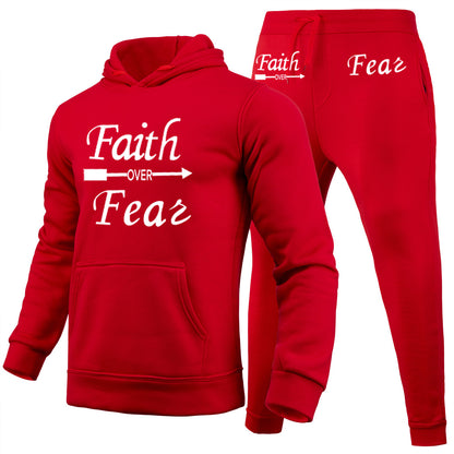 Damen Hoodie und Jogginghose Set mit inspirierendem Spruch Fudus