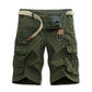 Herren Robuste Multi-Taschen Cargo-Shorts Bequem