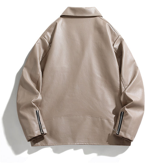 Damen klassisches Kunstleder-Bikerjacke Fudus