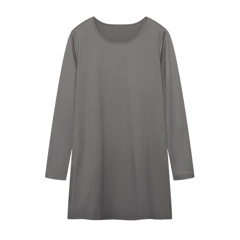 Damen langärmliges Freizeit-Tunika Fudus