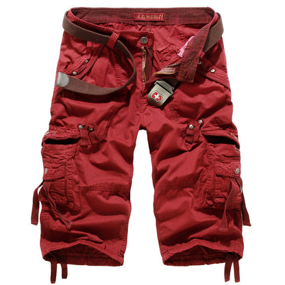 Cargo Shorts Herren Mehrere Taschen Robust