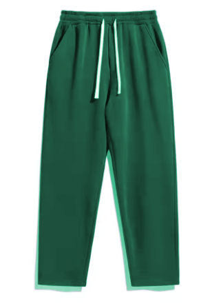 Damen lässige Sport-Jogginghose mit elastischem Bund und seitlichen Eingrifftaschen Fudus